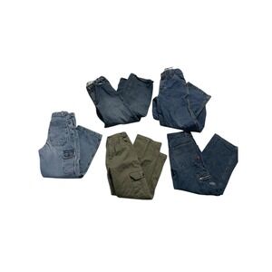 Boys Size 10 Jeans Pants Bundle Levi's GAP Cargo Denim Lot of 5